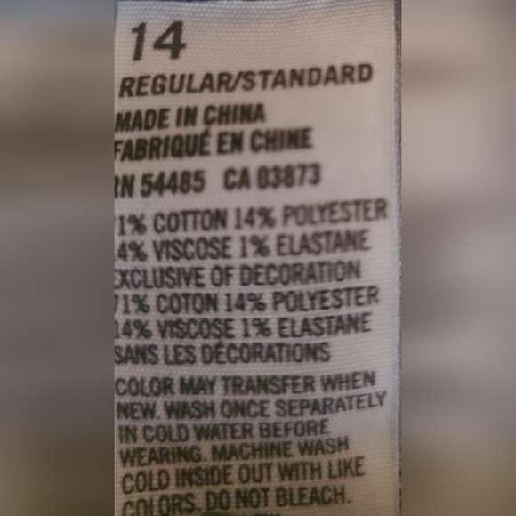 American Eagle Outfitters jeans size 14, stretch, skinny - Picture 5 of 7